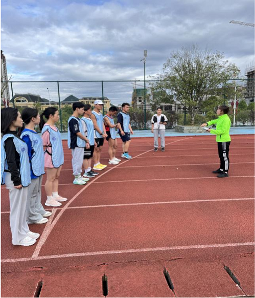 集训备战，竞展风采——基础教学部组织学生参加第五届全省大学生校园路跑接力赛集训